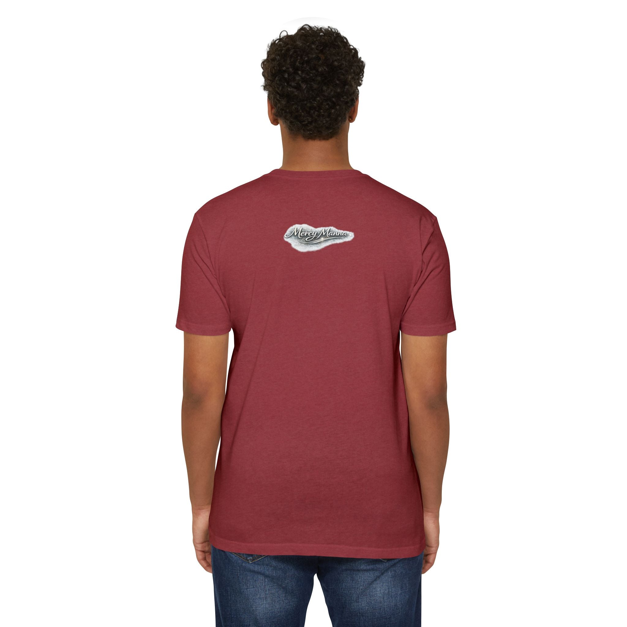 "God Is Love" Chest-Print Graphic Tee — Unisex Cotton T-Shirt