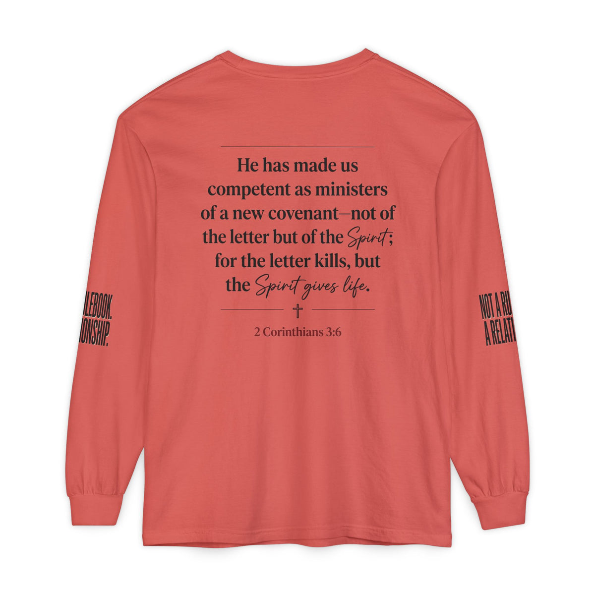 Mercy Manna Not a Rulebook a Relationship Long Sleeve T-Shirt