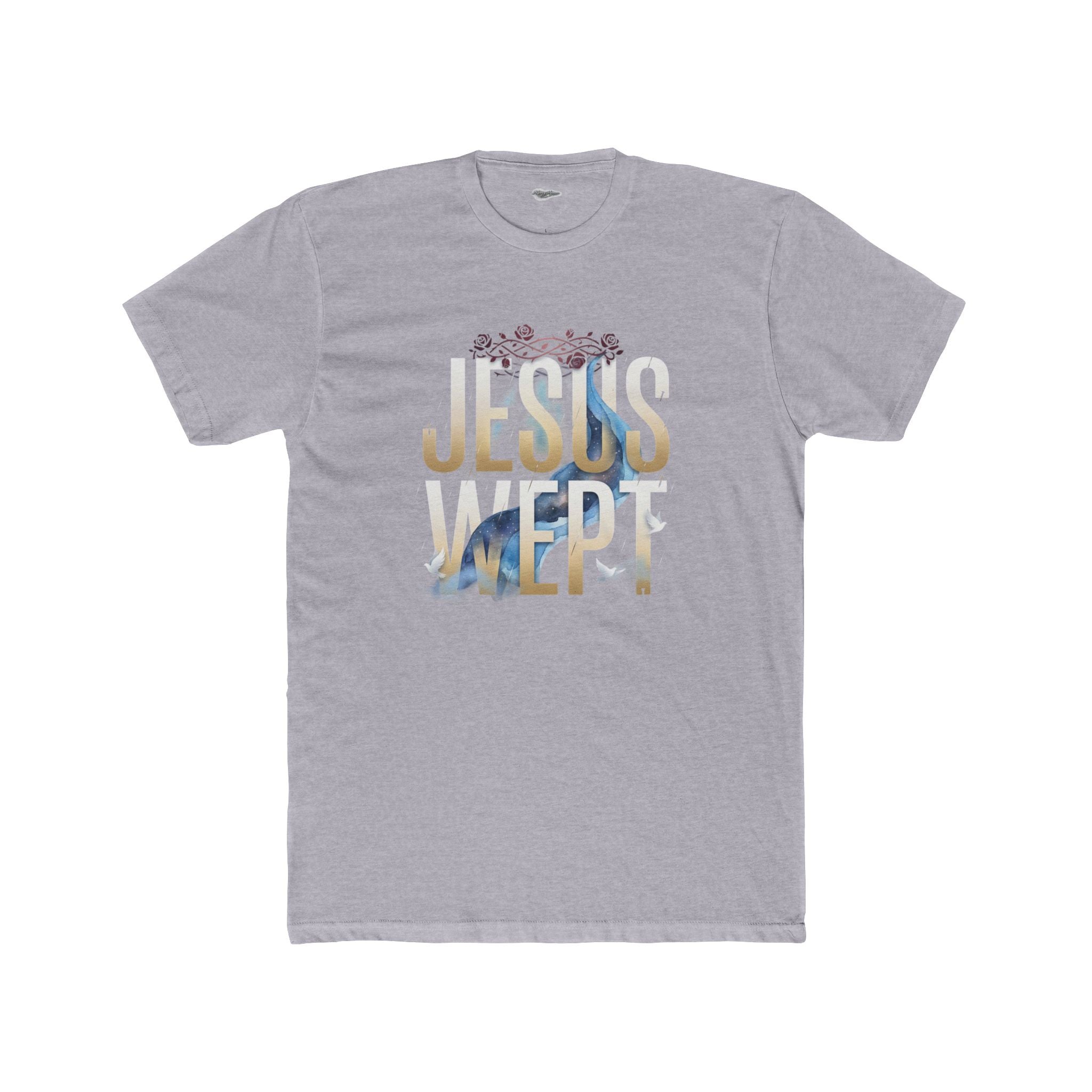 "Jesus Wept" Graphic Tee — Unisex Cotton T-Shirt