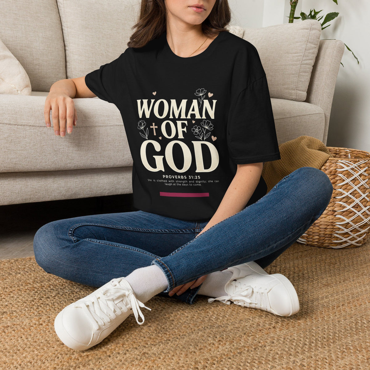 Woman of God Inspirational T-Shirt — LOVE Graphic Tee