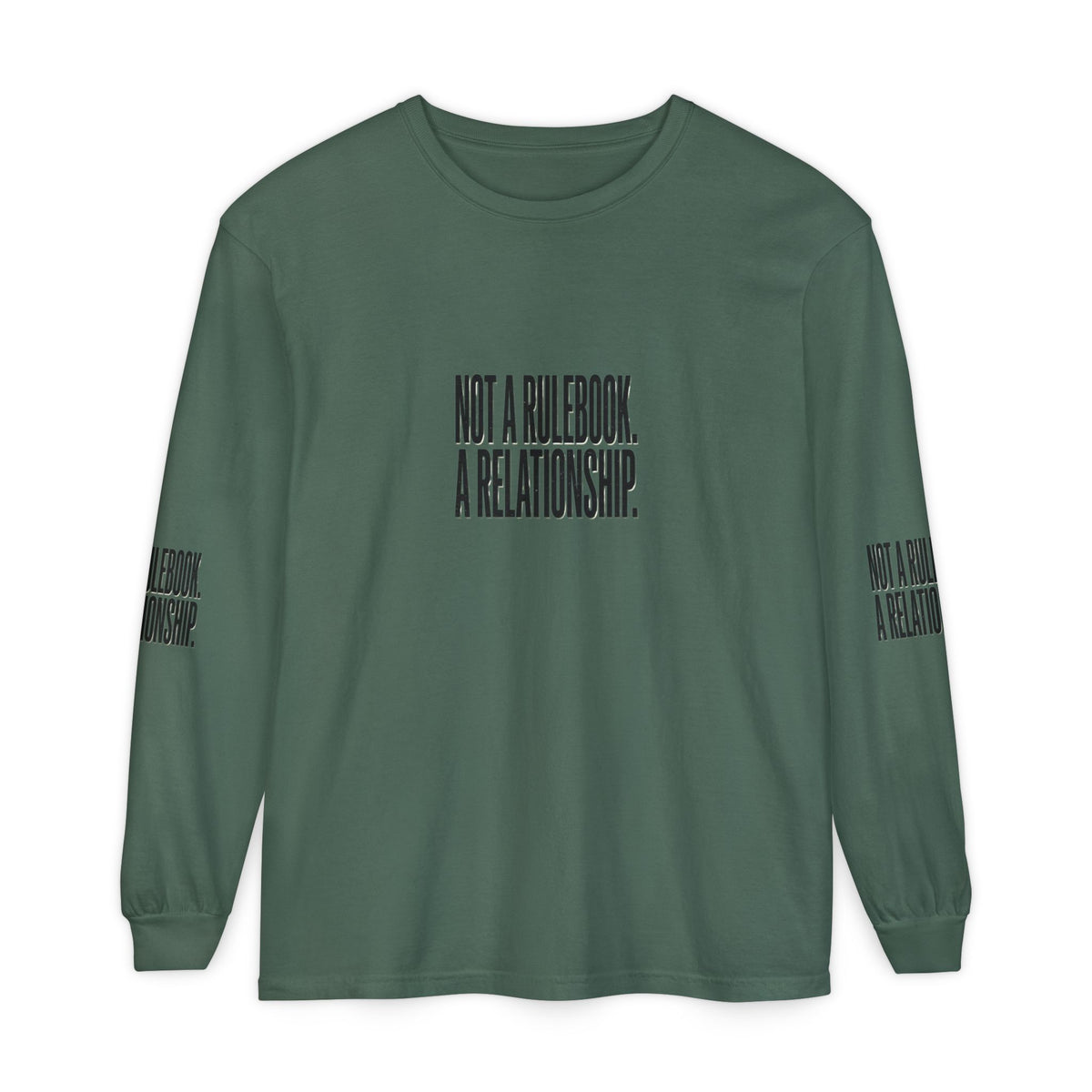 Mercy Manna Not a Rulebook a Relationship Long Sleeve T-Shirt