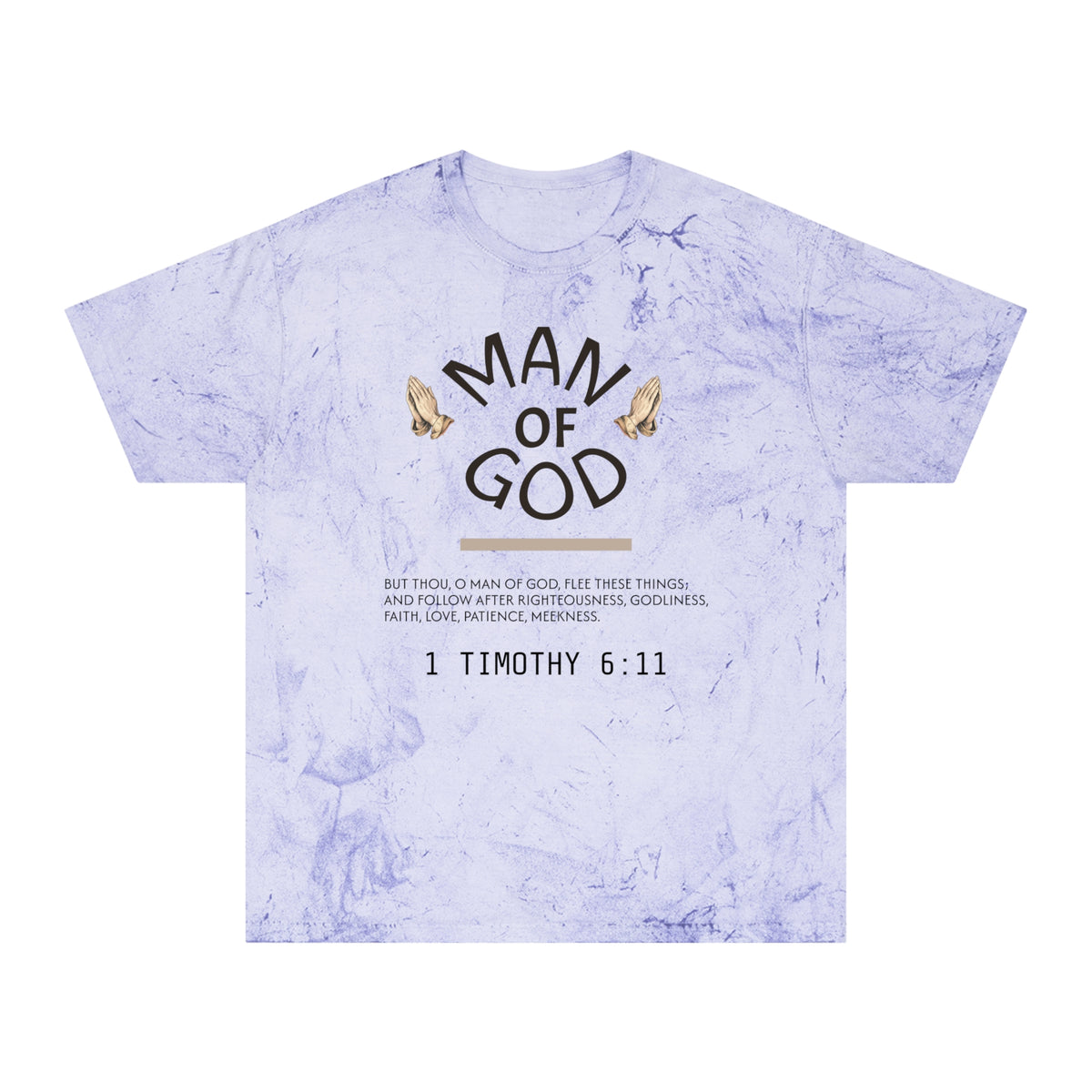 Man of God Tie-Dye T-Shirt — 1 Timothy Graphic Tee