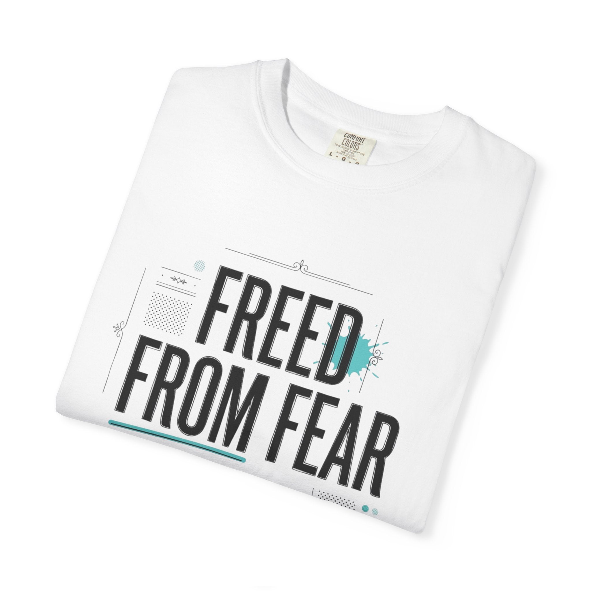 "Free Indeed" Garment-Dyed Graphic Tee — Unisex John 8:36 T-Shirt