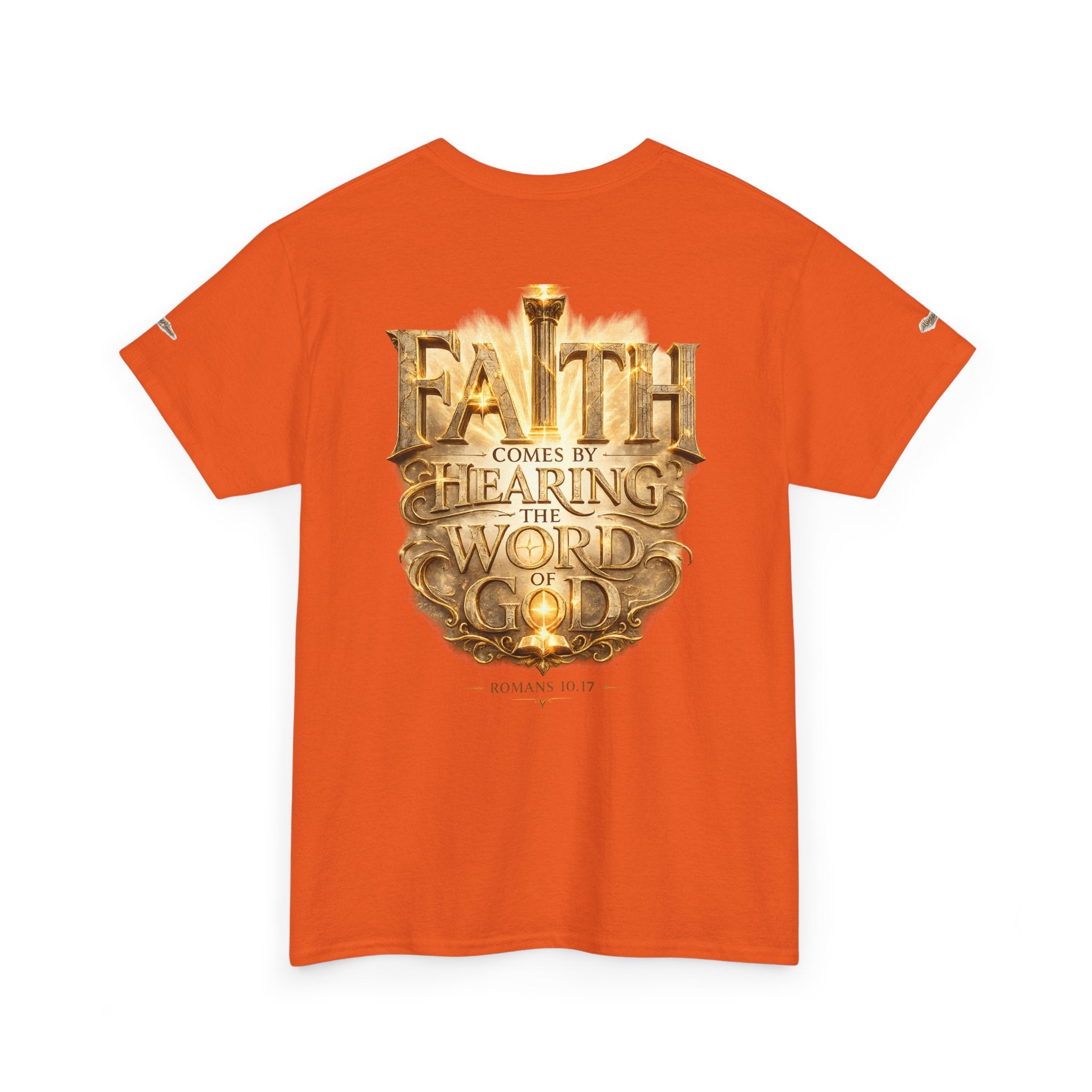 "Faith Comes by Hearing" Graphic Tee — Unisex Cotton T-Shirt