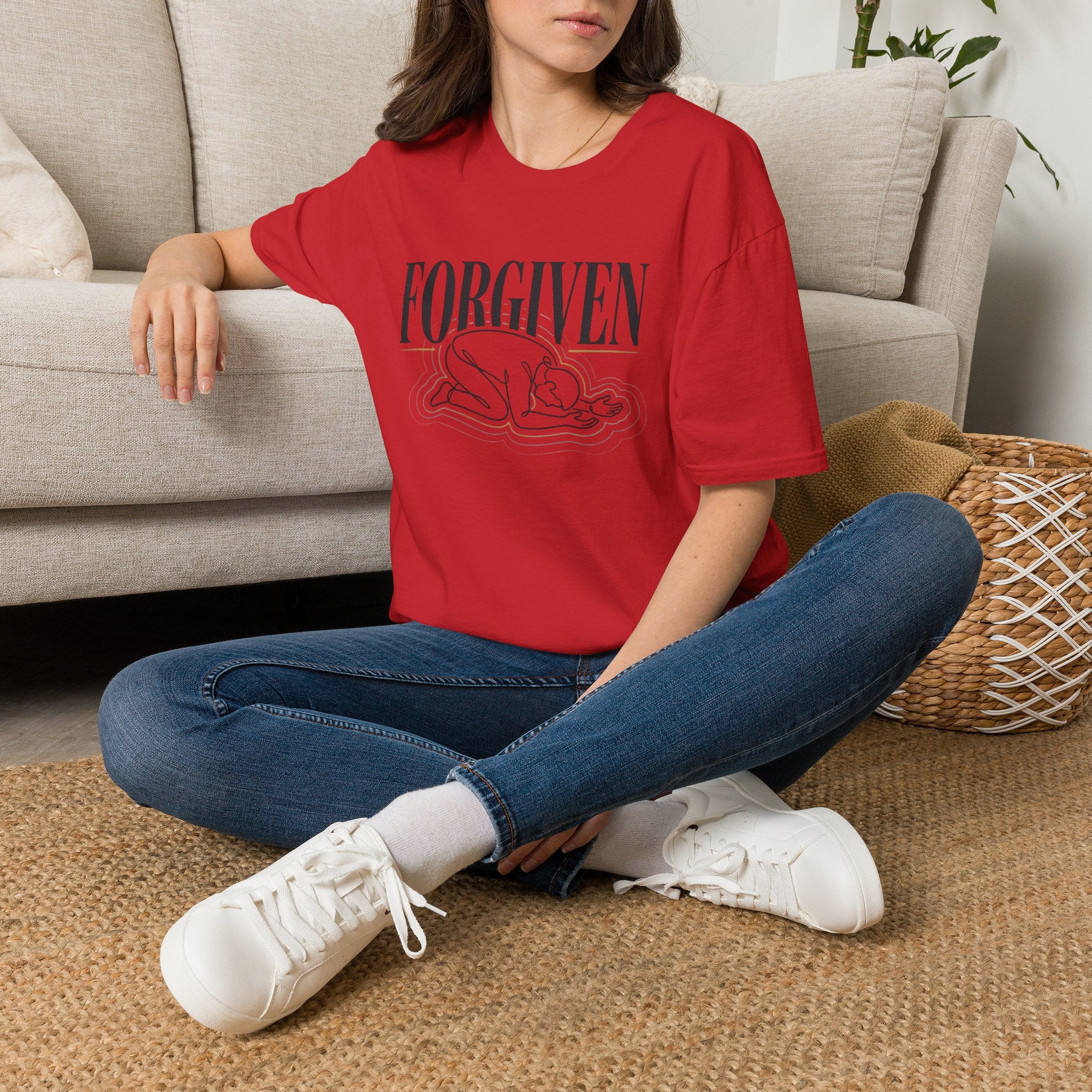 "Forgiven" Graphic Tee — Unisex Cotton T-Shirt