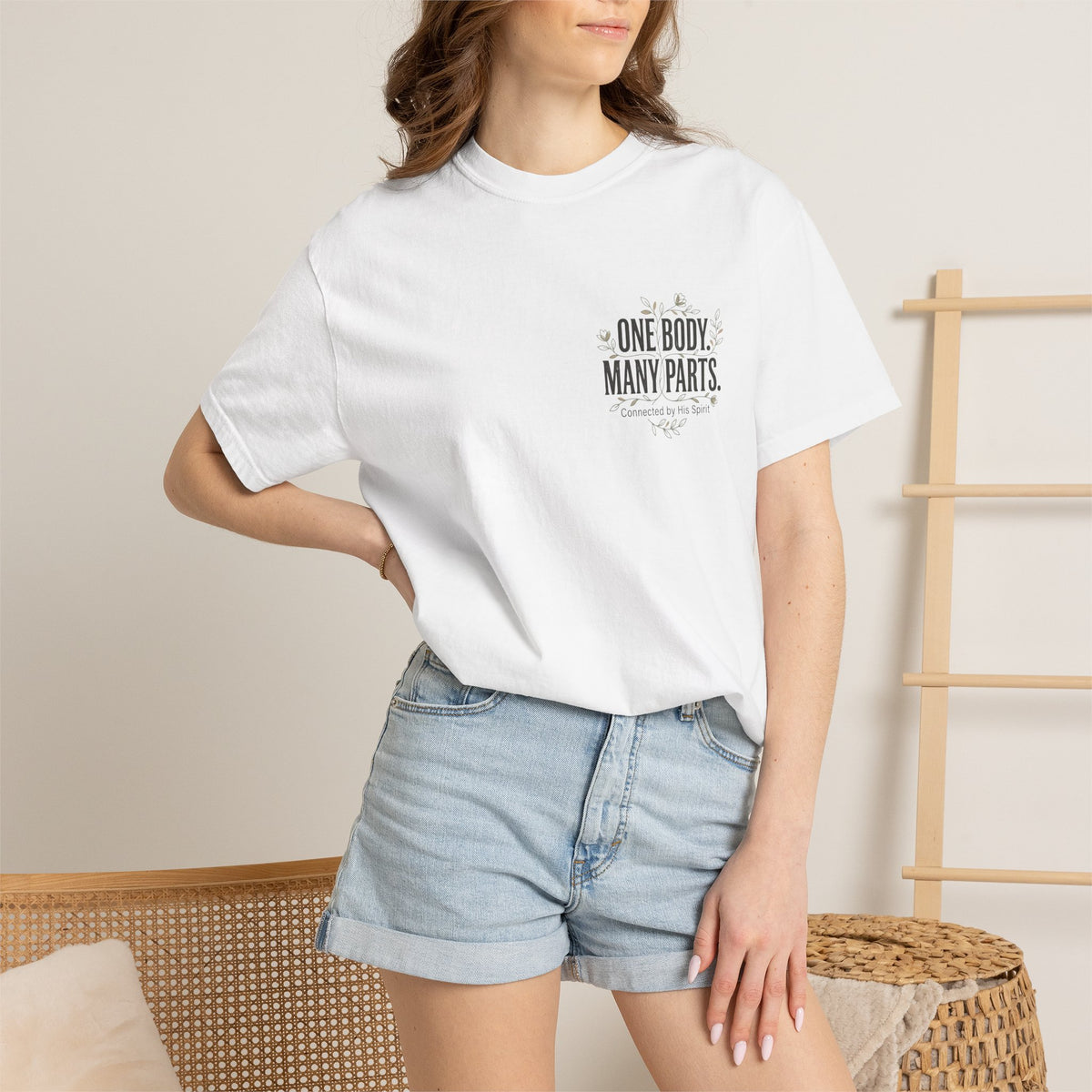 Mercy Manna One Body Many Parts Inspirational T-Shirt