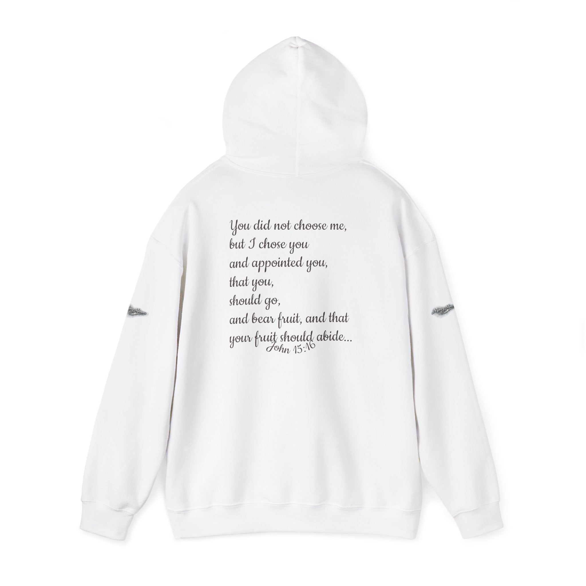 "Chosen & Set Apart" Olive Leaf Graphic Pullover Hoodie — Unisex Sweatshirt