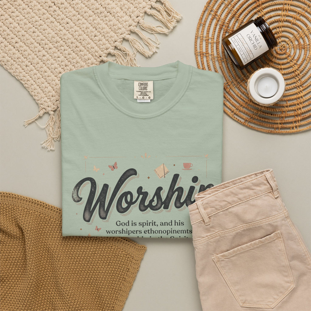 Mercy Manna Worship Inspirational T-Shirt