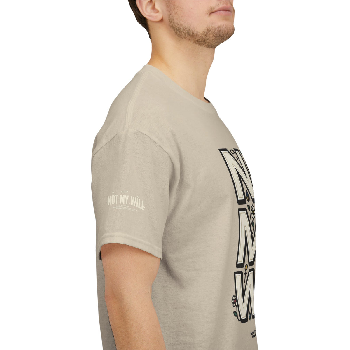 Not My Will Tee — Graphic T-Shirt (Luke 22:42, "Not My Will")