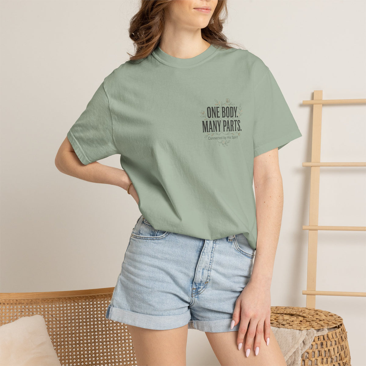 Mercy Manna One Body Many Parts Inspirational T-Shirt