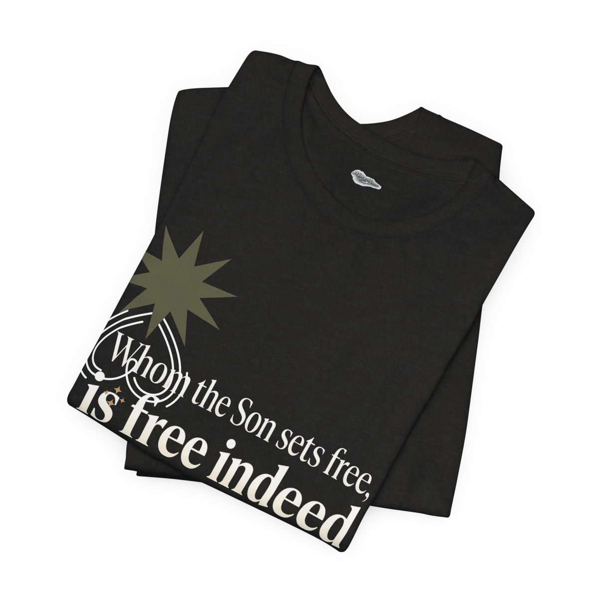 Free Indeed Graphic Tee — Short Sleeve Cotton T-Shirt