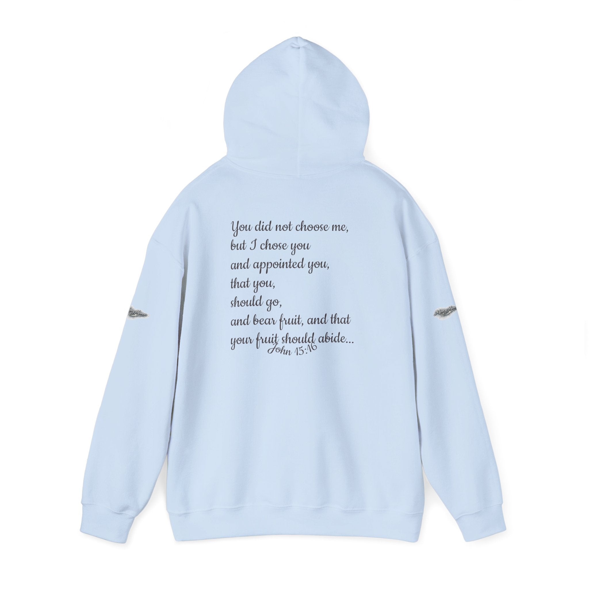 "Chosen & Set Apart" Olive Leaf Graphic Pullover Hoodie — Unisex Sweatshirt