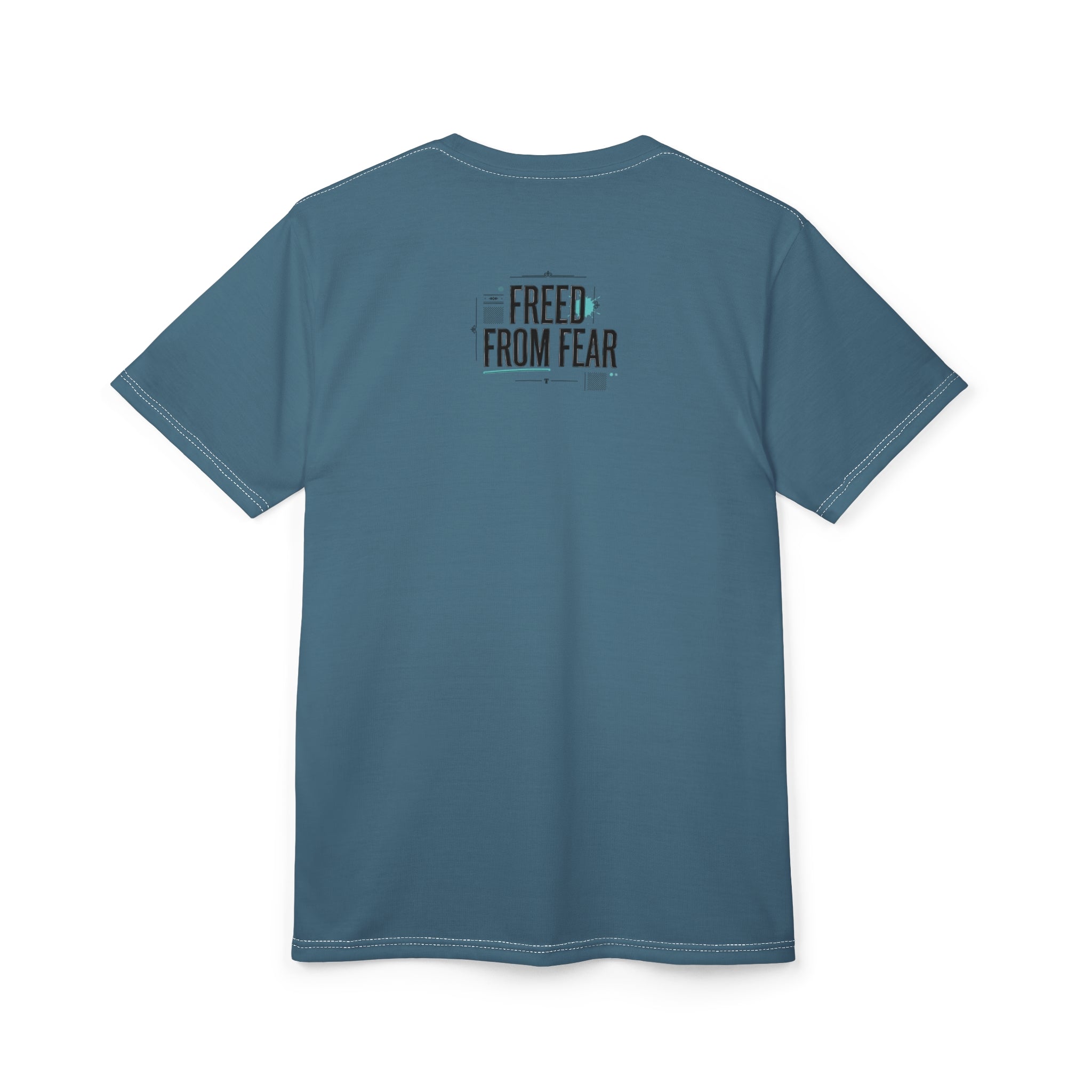 "Do Not Be Afraid" Scripture Collage All-Over Print Tee — Unisex Graphic T-Shirt