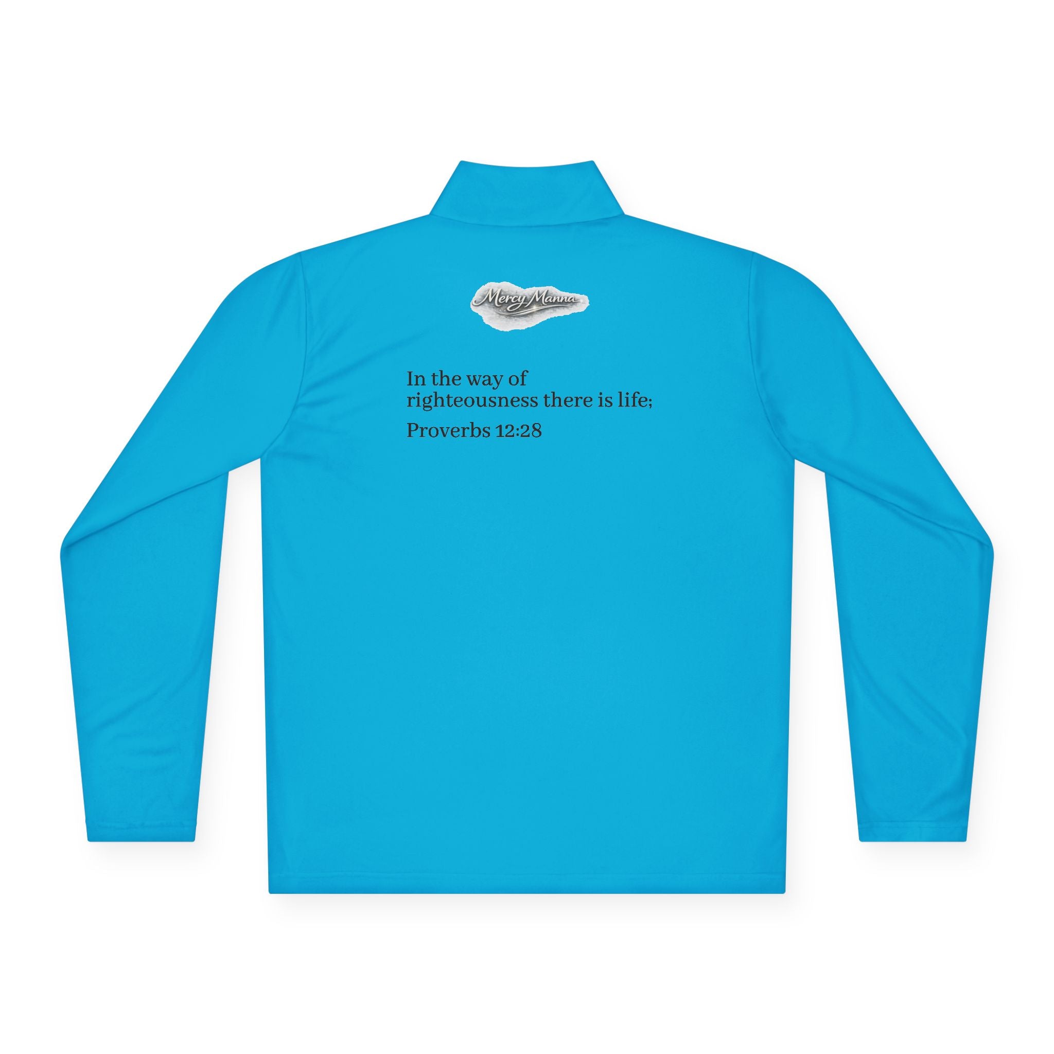 "Breastplate of Righteousness" Quarter-Zip Pullover — Unisex Graphic Sweatshirt