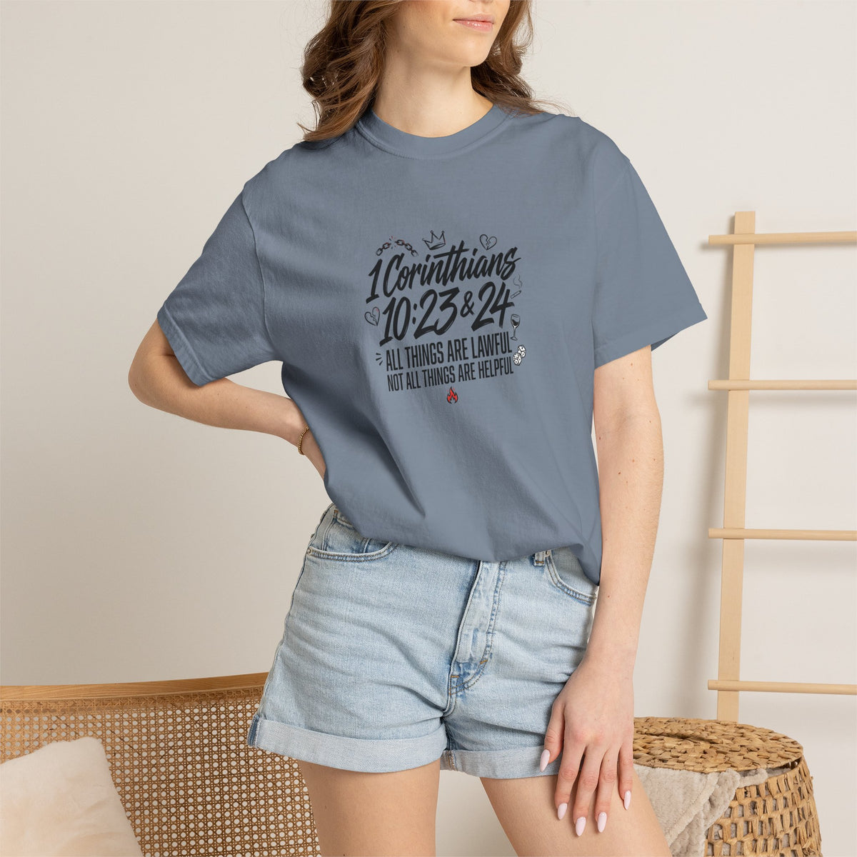 1 Corinthians 10:23-24 Scripture T-Shirt
