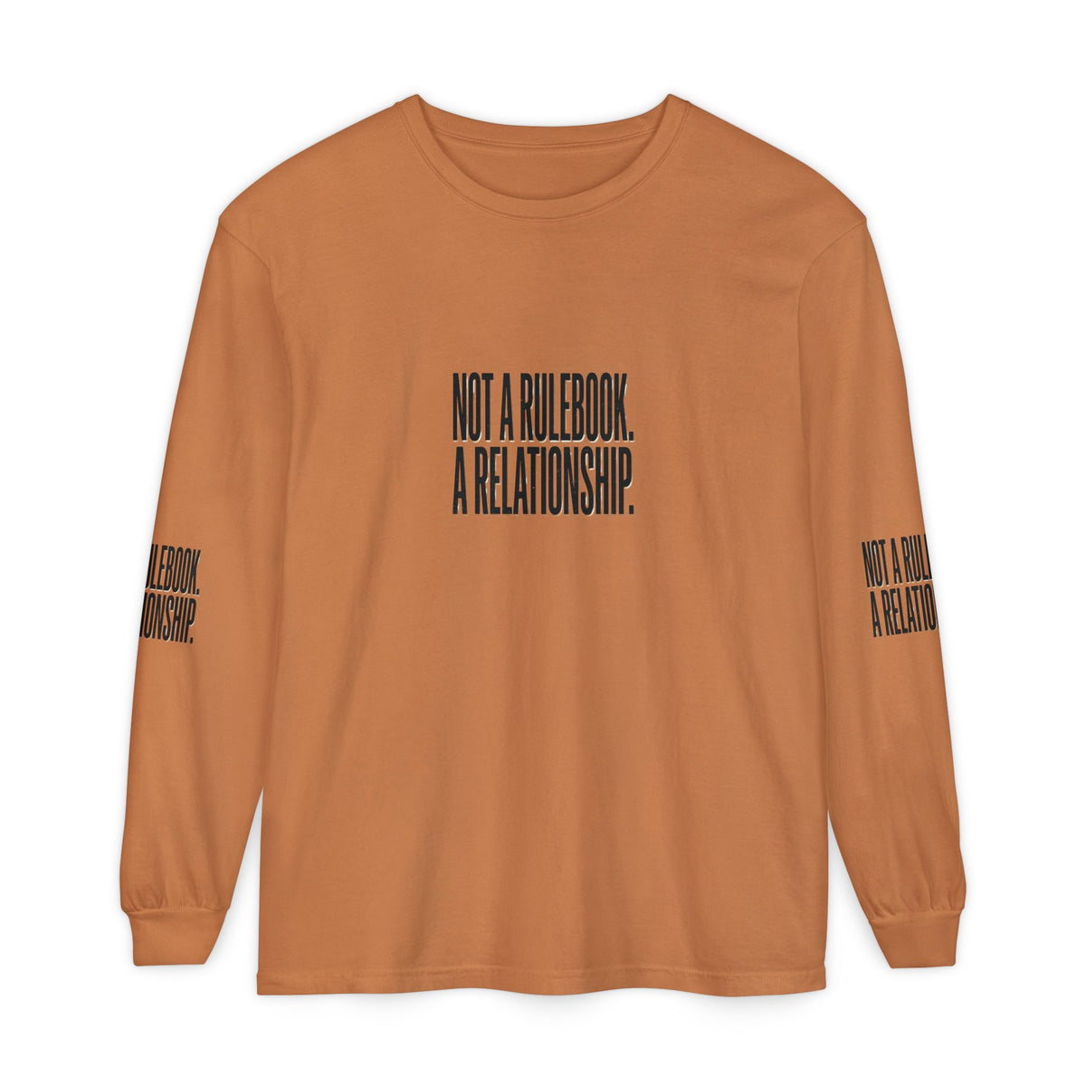 Mercy Manna Not a Rulebook a Relationship Long Sleeve T-Shirt