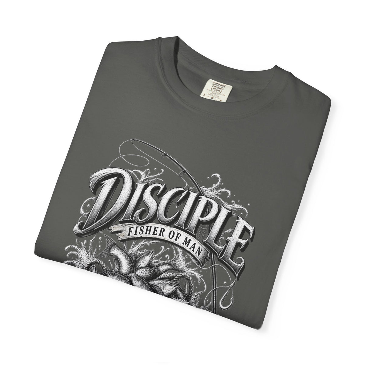 Disciple Fisher of Men Graphic T-Shirt — Fishing Design