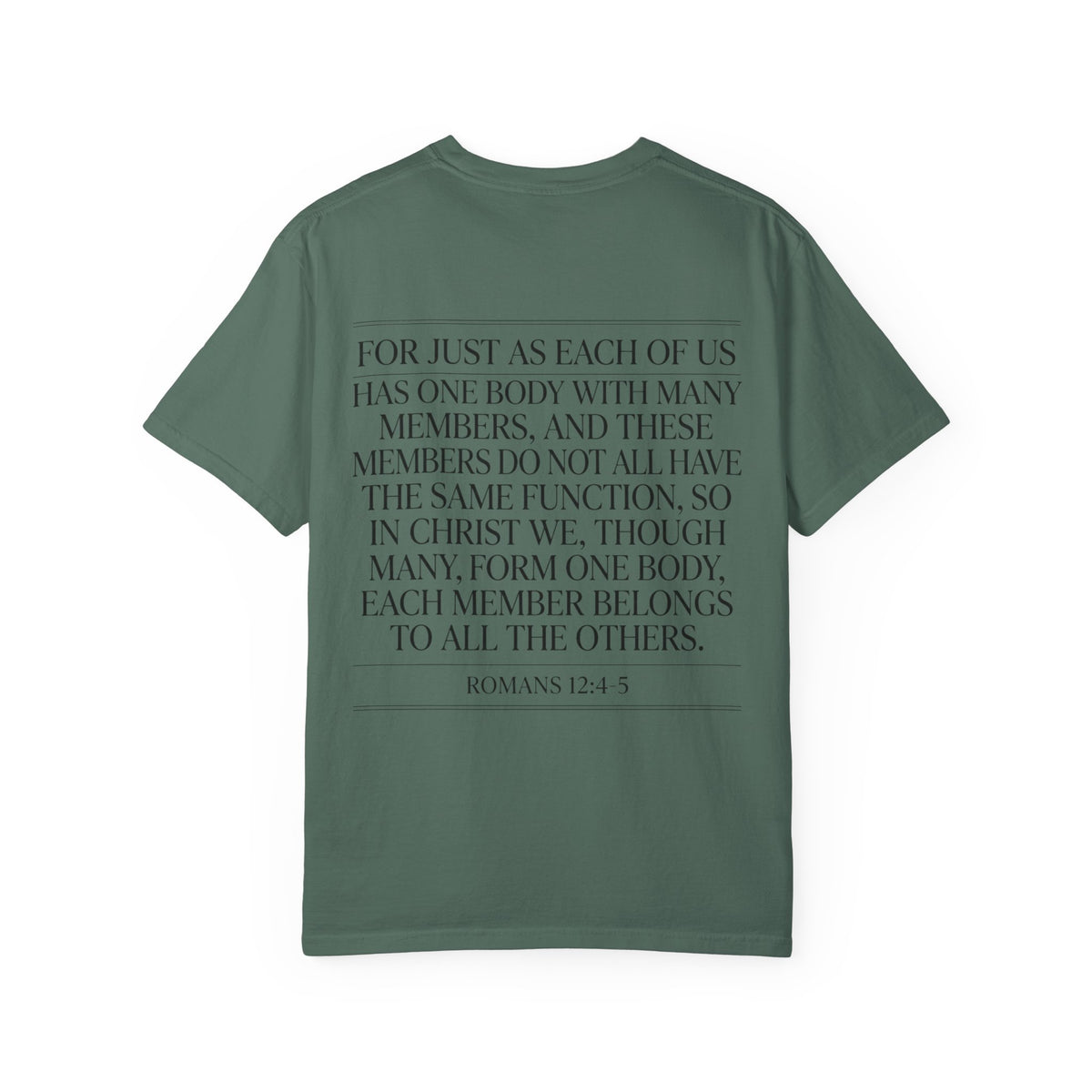 Mercy Manna One Body Many Parts Inspirational T-Shirt