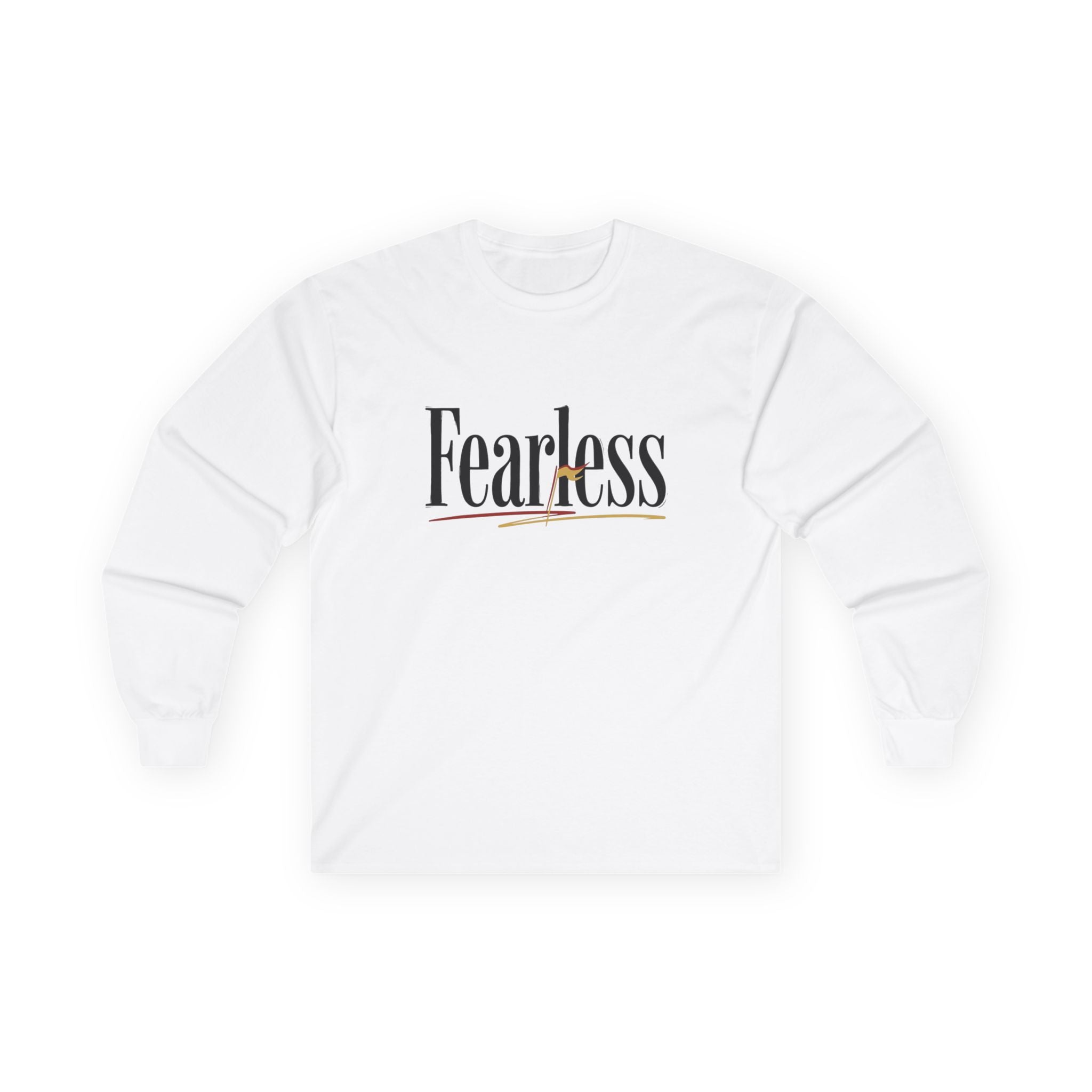 "Fearless" Freed From Fear Long Sleeve Graphic Tee — Unisex Cotton Shirt
