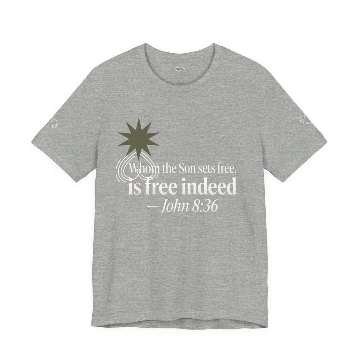 Free Indeed Graphic Tee — Short Sleeve Cotton T-Shirt