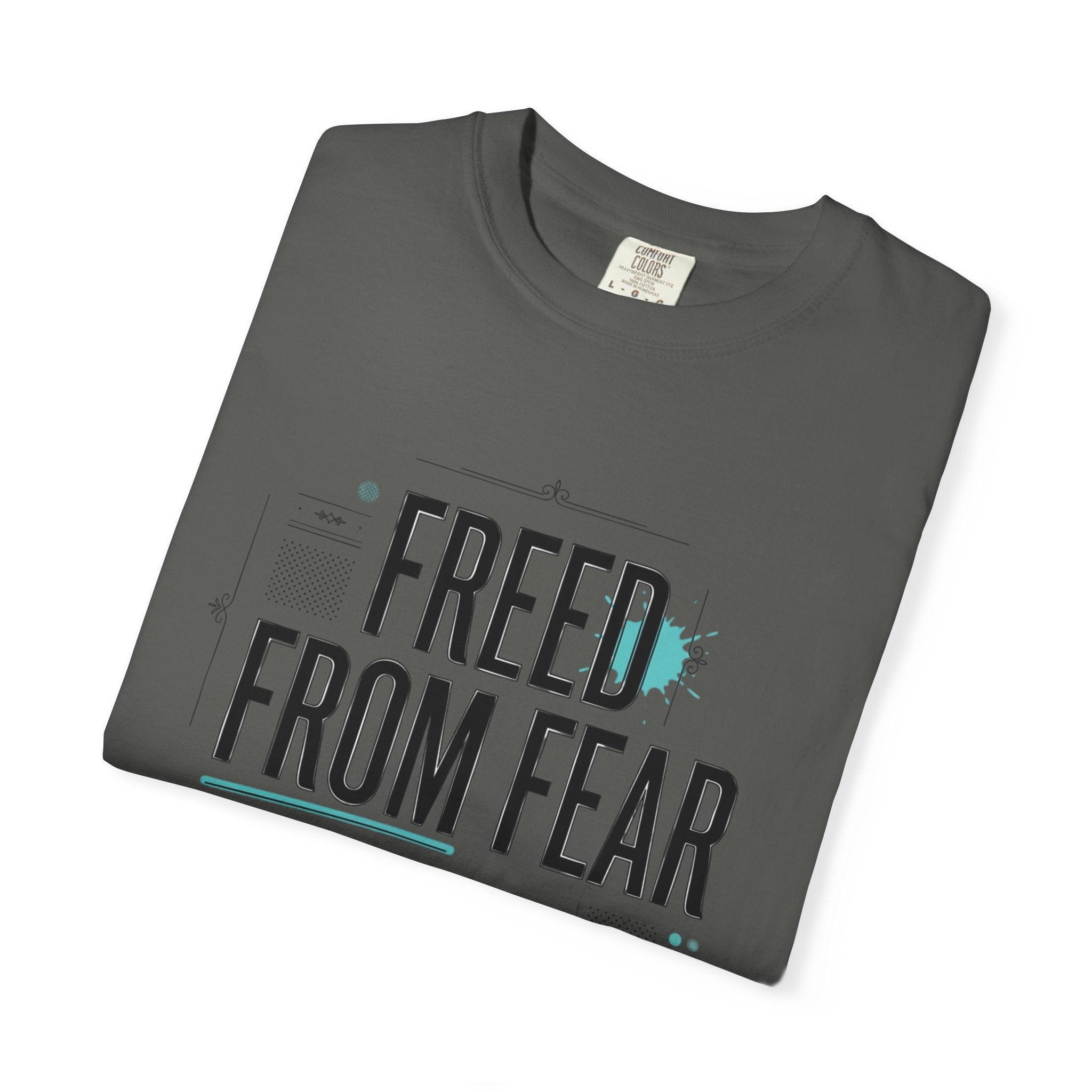 "Free Indeed" Garment-Dyed Graphic Tee — Unisex John 8:36 T-Shirt