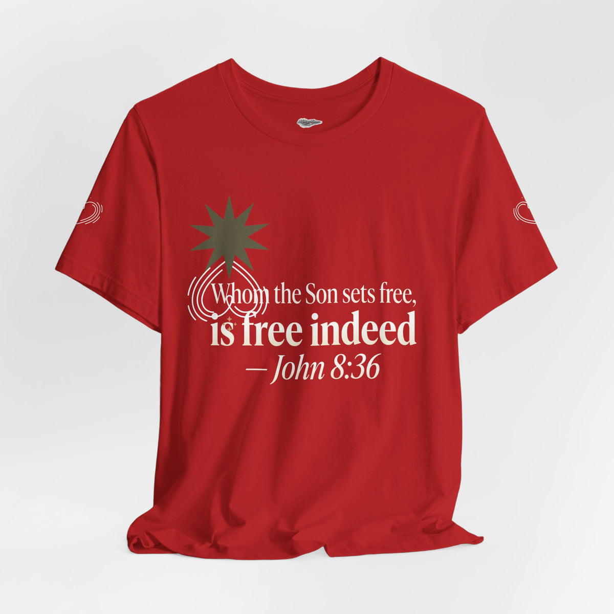 Free Indeed Graphic Tee — Short Sleeve Cotton T-Shirt