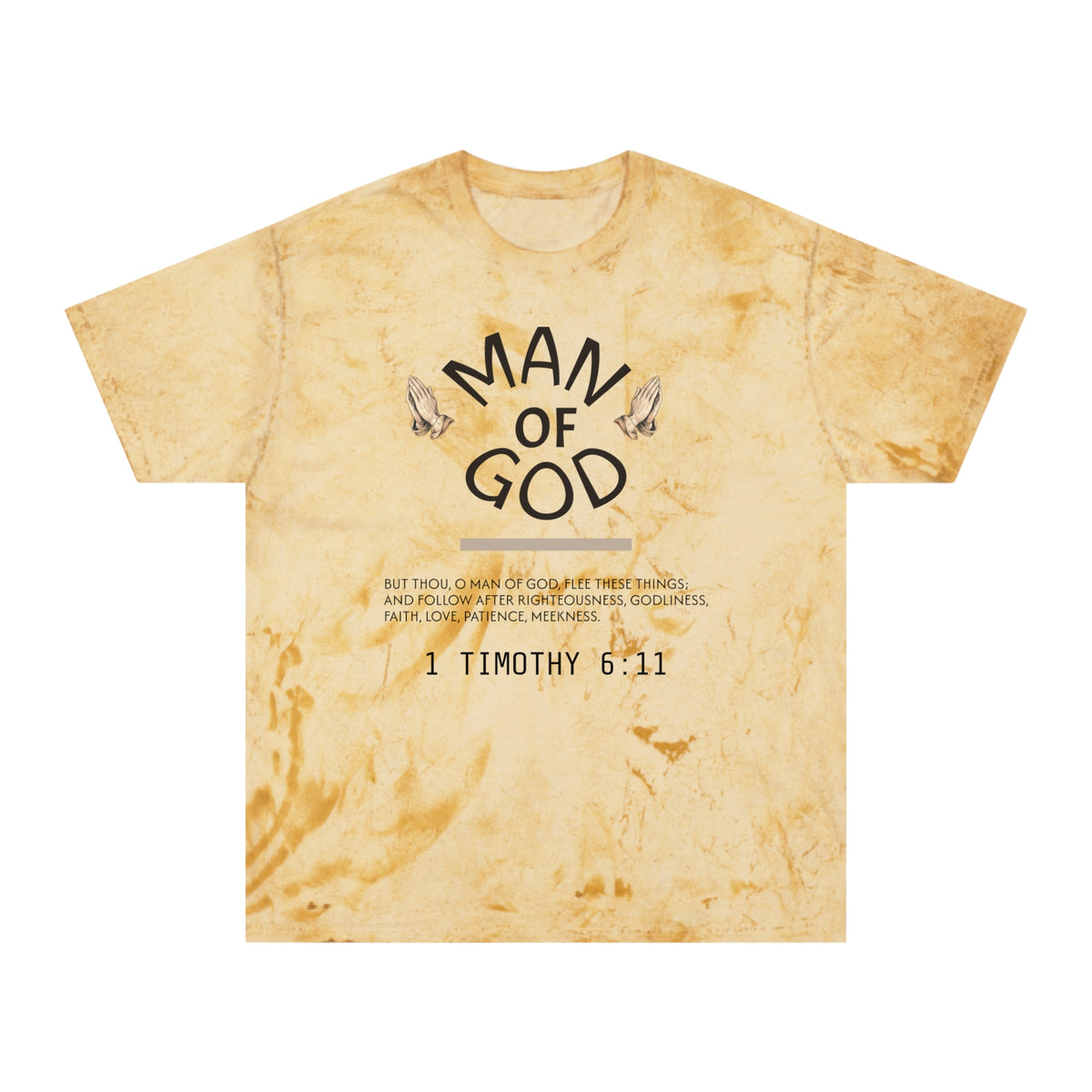 Man of God Tie-Dye T-Shirt — 1 Timothy Graphic Tee