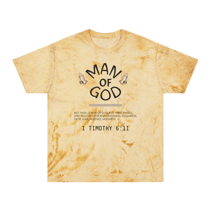 Man of God Tie-Dye T-Shirt — 1 Timothy Graphic Tee