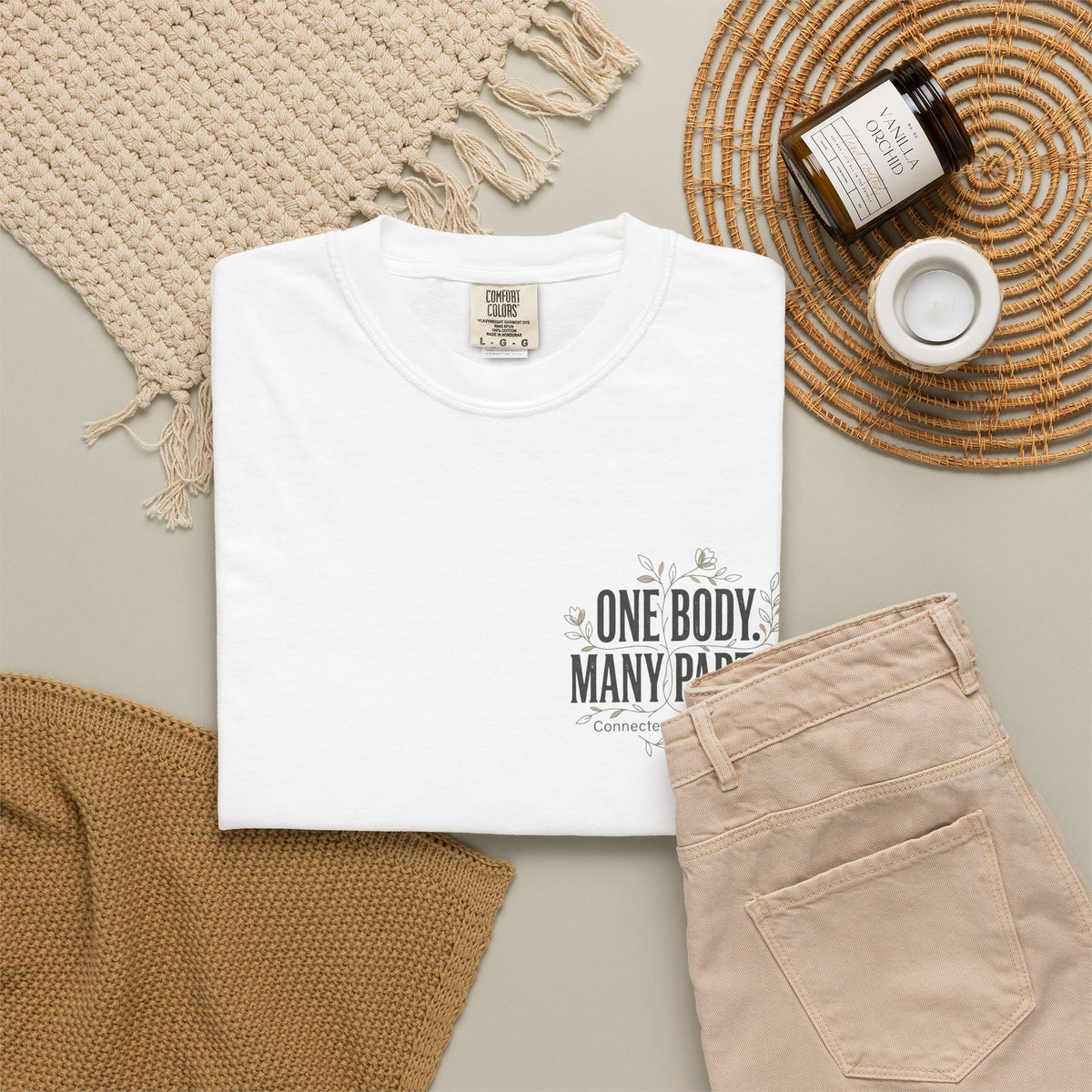 Mercy Manna One Body Many Parts Inspirational T-Shirt