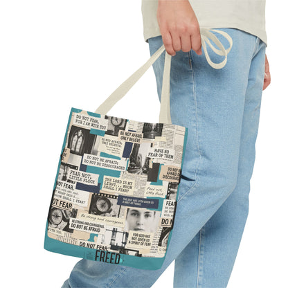 "Do Not Be Afraid" Graphic Tote Bag — Reusable Canvas Bag