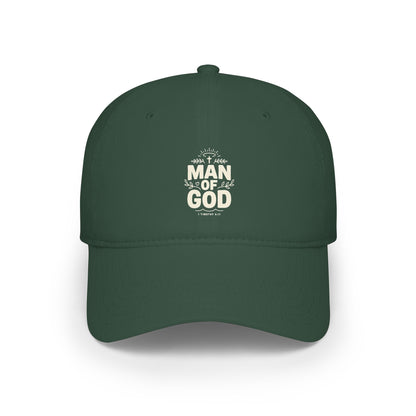 Man of God Low Profile Baseball Cap —  Baseball Hat