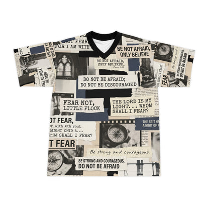 "Do Not Fear" Fearless Graphic Football Jersey — Unisex Athletic Tee