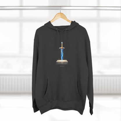 "Hebrews 4:12" Sword Graphic Pullover Hoodie — Unisex Fleece Sweatshirt