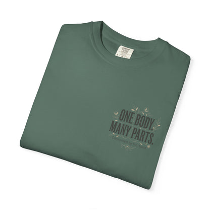 Mercy Manna One Body Many Parts Inspirational T-Shirt