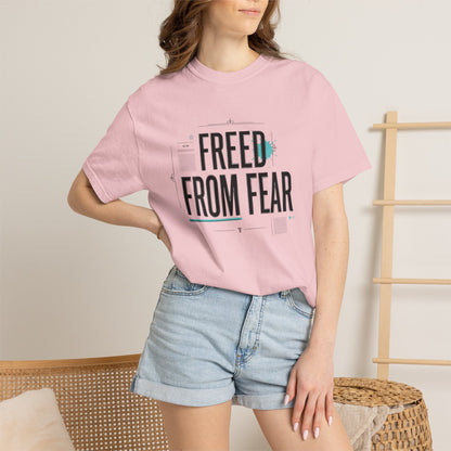 "Free Indeed" Garment-Dyed Graphic Tee — Unisex John 8:36 T-Shirt
