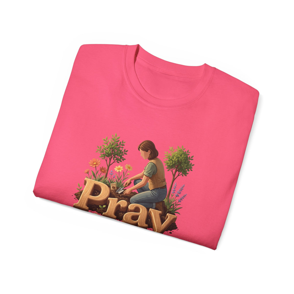 Pray Graphic Tee — Unisex Cotton T-Shirt
