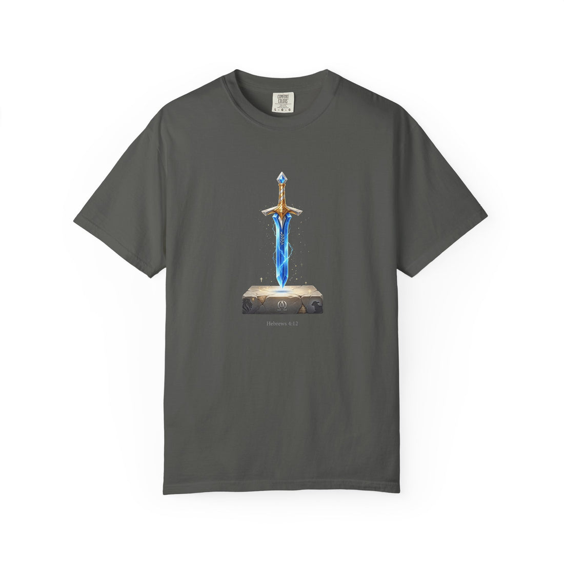 "Hebrews 4:12" Sword Graphic Tee — Unisex Cotton T-Shirt