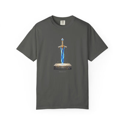 "Hebrews 4:12" Sword Graphic Tee — Unisex Cotton T-Shirt