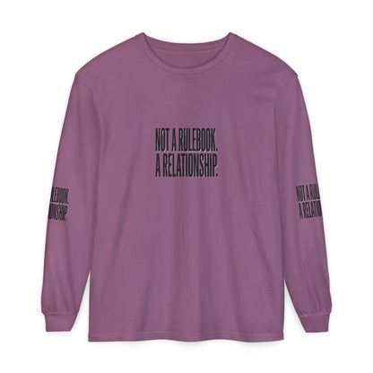 Mercy Manna Not a Rulebook a Relationship Long Sleeve T-Shirt