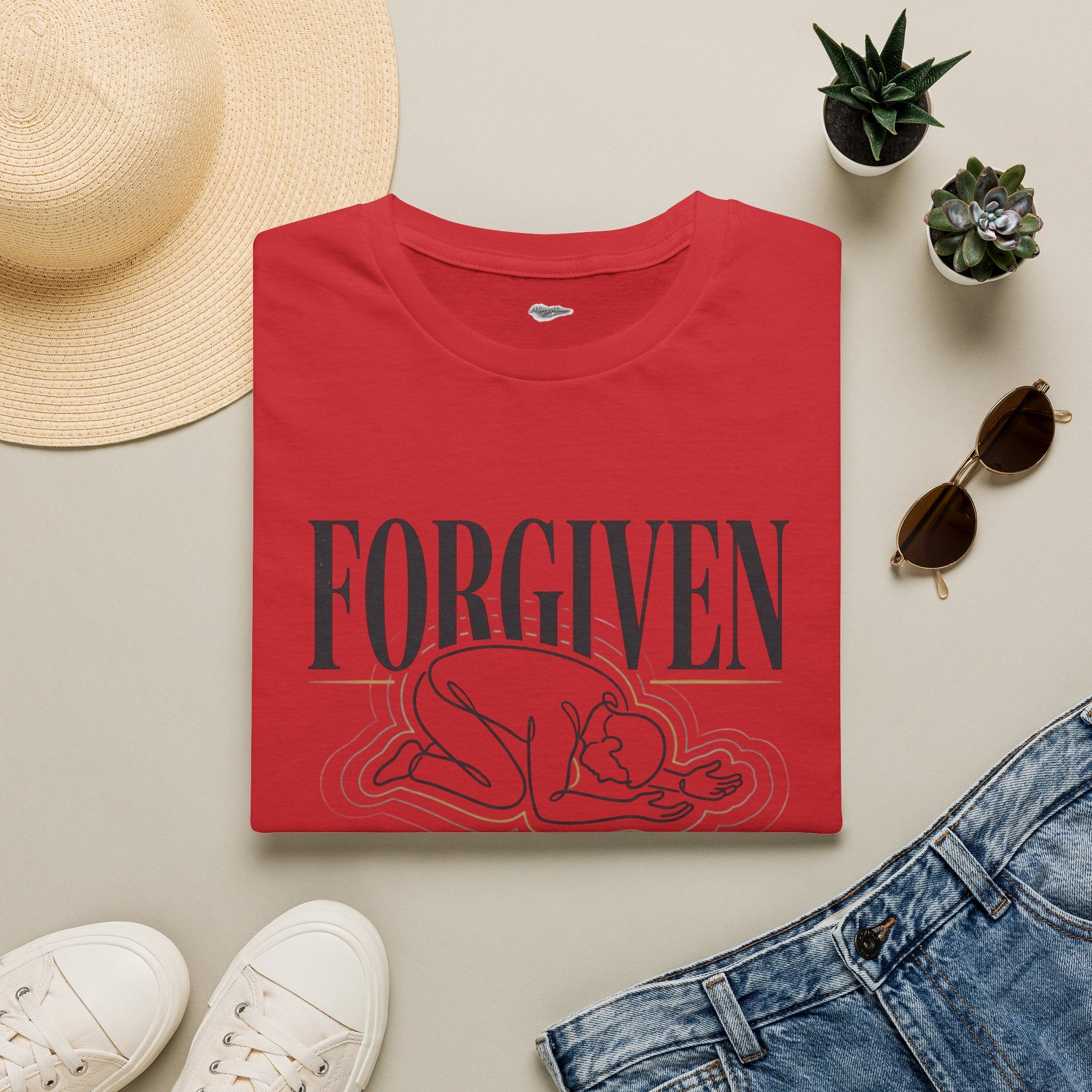 "Forgiven" Graphic Tee — Unisex Cotton T-Shirt