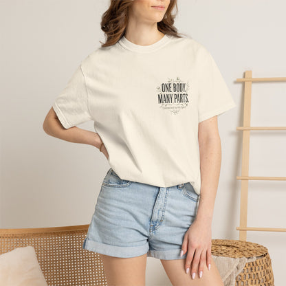 Mercy Manna One Body Many Parts Inspirational T-Shirt