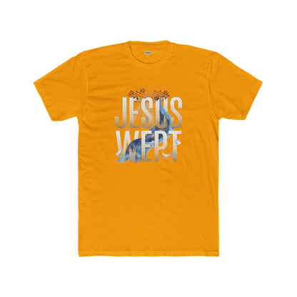 "Jesus Wept" Graphic Tee — Unisex Cotton T-Shirt