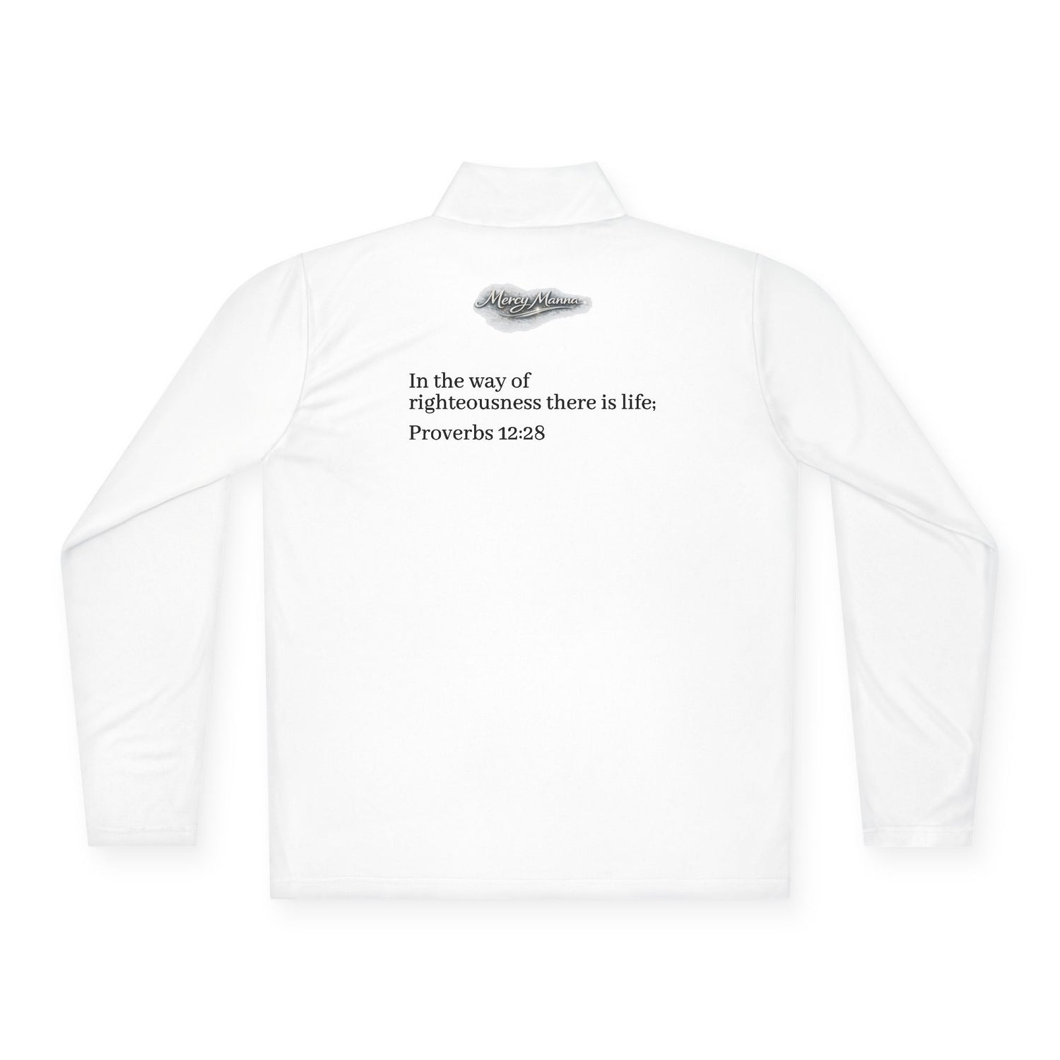 "Breastplate of Righteousness" Quarter-Zip Pullover — Unisex Graphic Sweatshirt