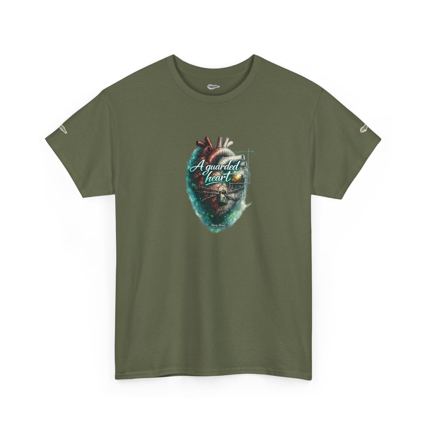 "A Guarded Heart" Graphic Tee — Unisex Cotton T-Shirt