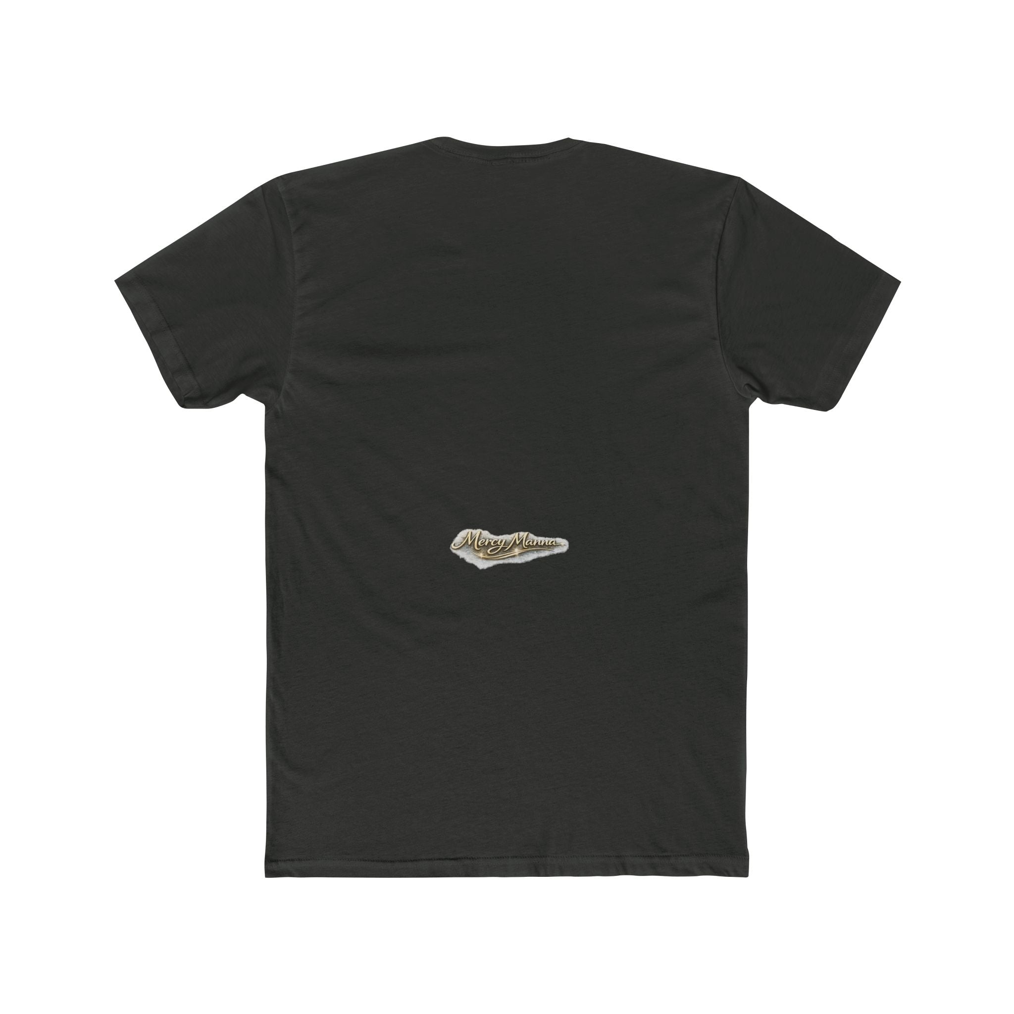 Not By Might Tee — Zechariah 4:6 Vintage Cloud Typography