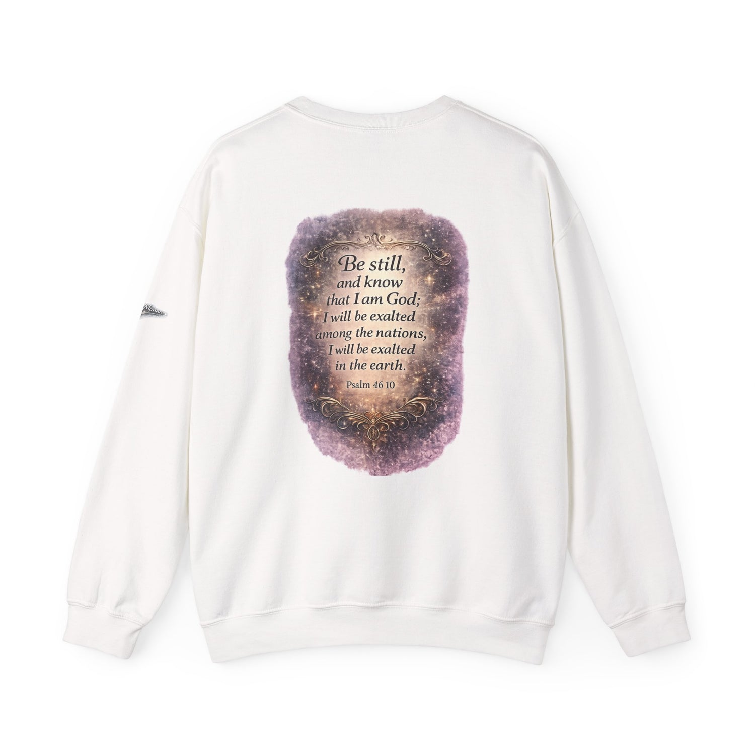 "Be Still" Graphic Crewneck Sweatshirt — Unisex Fleece Pullover