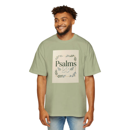 "Psalms 23" Oversized Graphic Tee — Men&