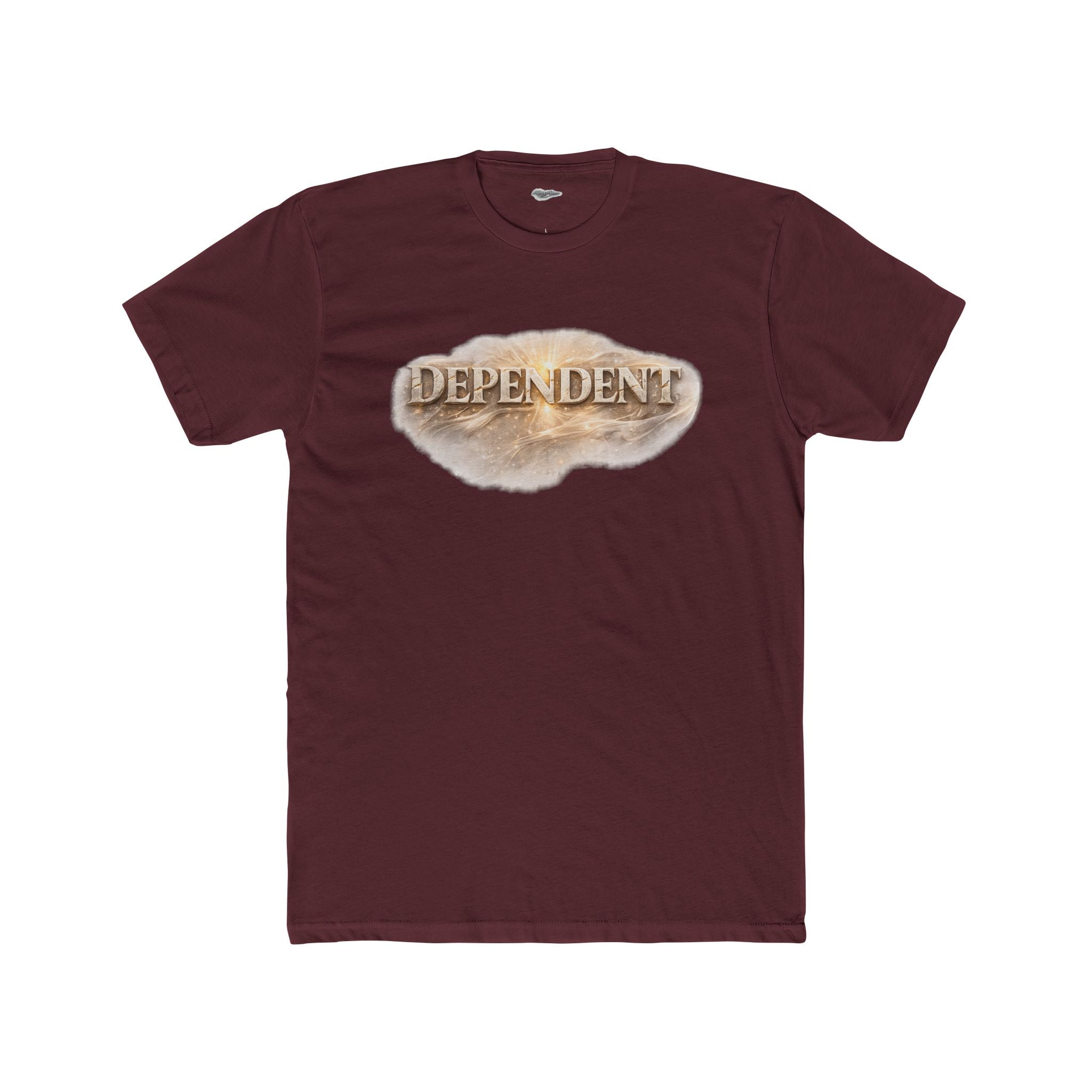 Not By Might Tee — Zechariah 4:6 Vintage Cloud Typography
