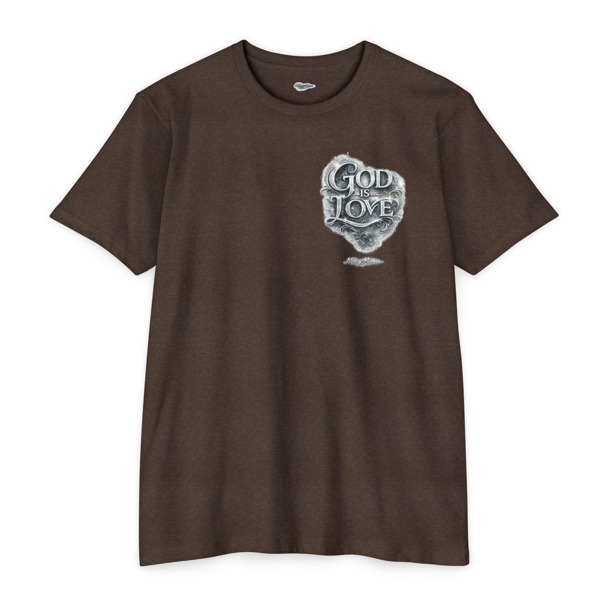 Christian Faith T-Shirt — "God Is Love" Chest-Print Graphic Tee
