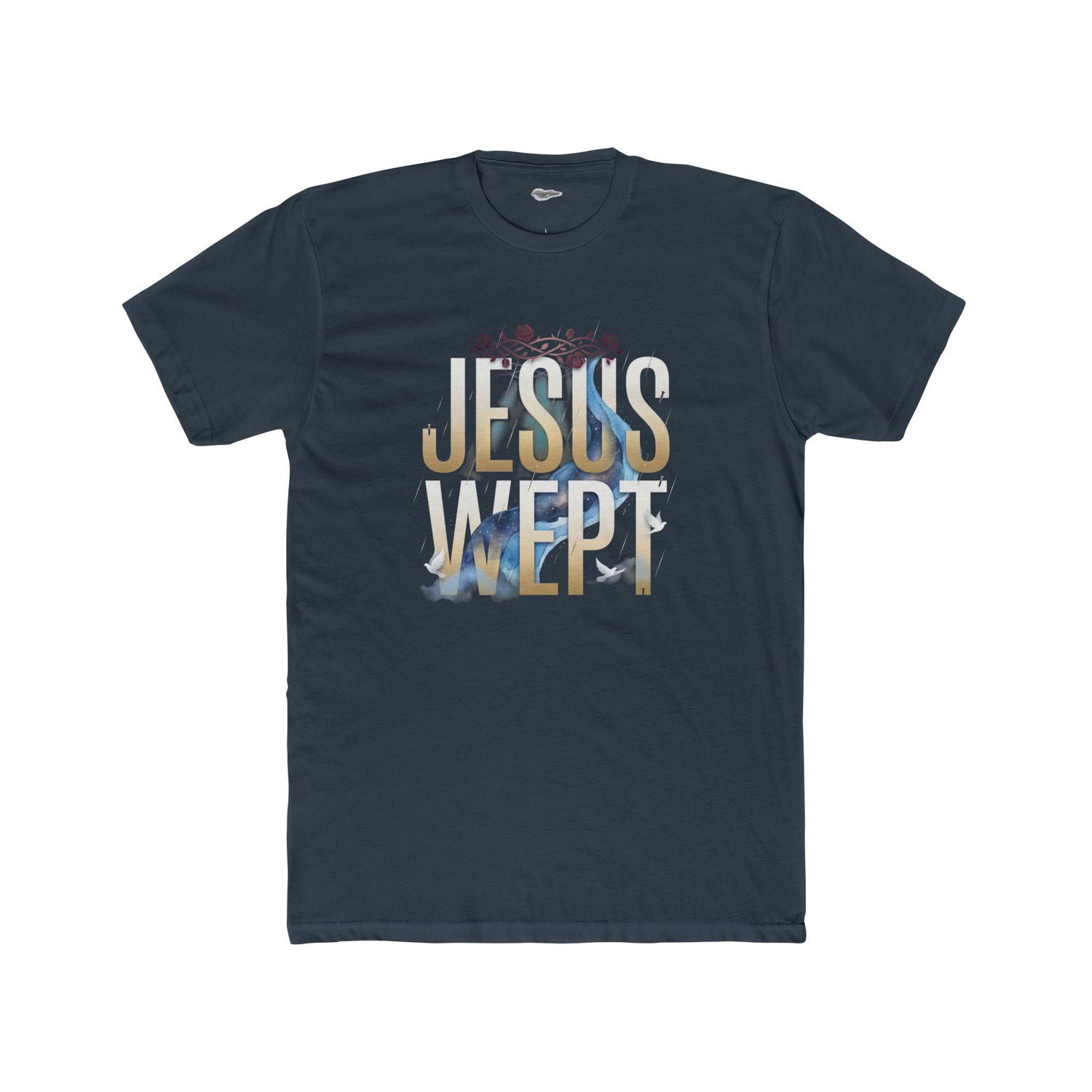 "Jesus Wept" Graphic Tee — Unisex Cotton T-Shirt